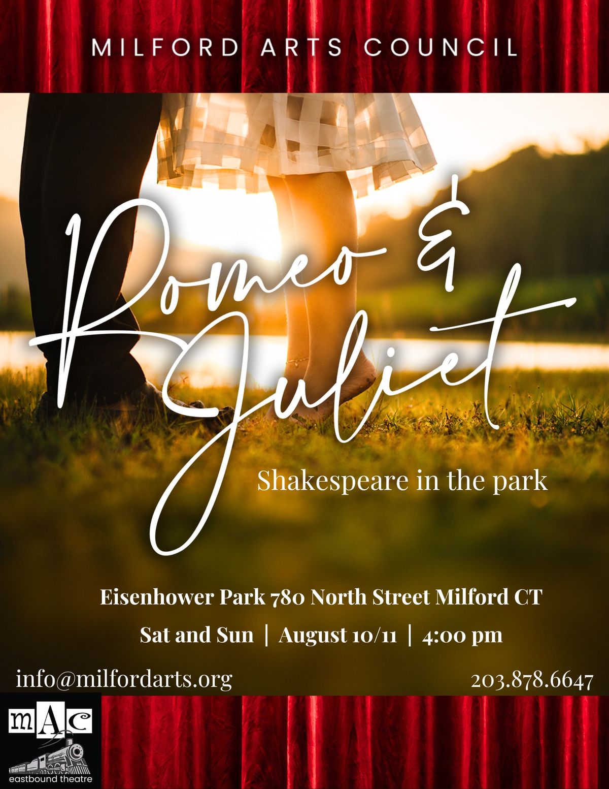 Shakespeare in the Park Romeo & Juliet (Sunday) Eisenhower Park