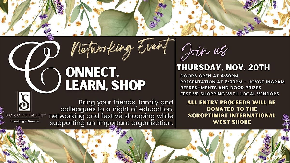 Connect, Learn & Shop - Women Networking Event