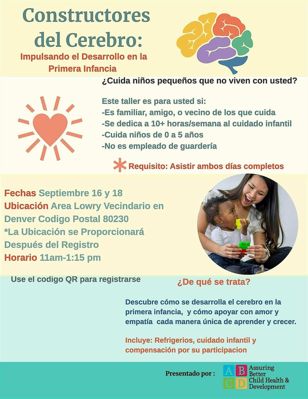 Constructores del Cerebro: Impulsando el Desarrollo en la Primera Infanci