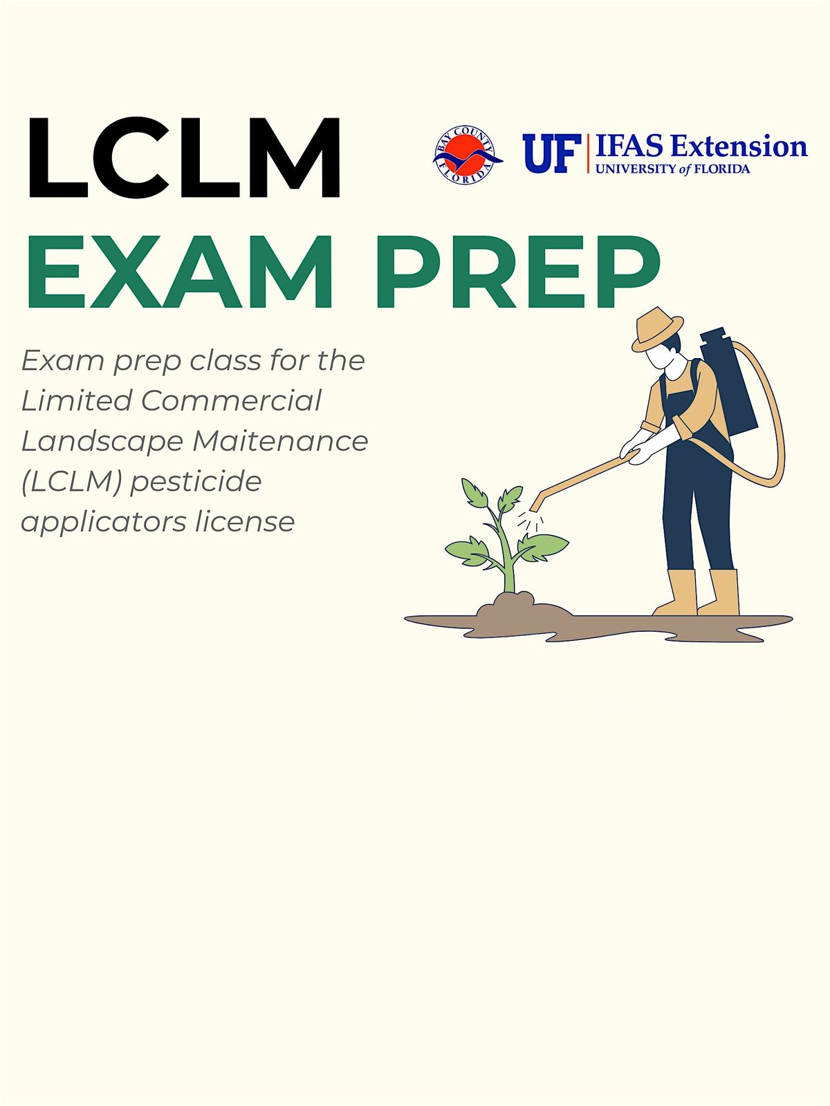 Limited Commercial Landscape Maintenance (LCLM) Pesticide Exam Prep
