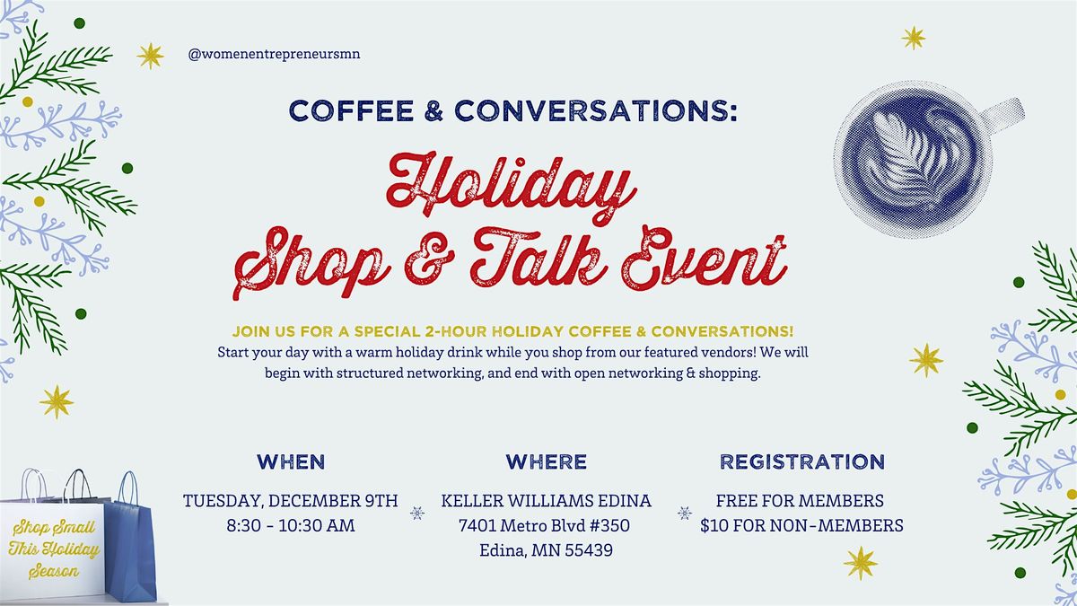 WeMN Coffee & Conversations: Holiday Shop & Talk Event