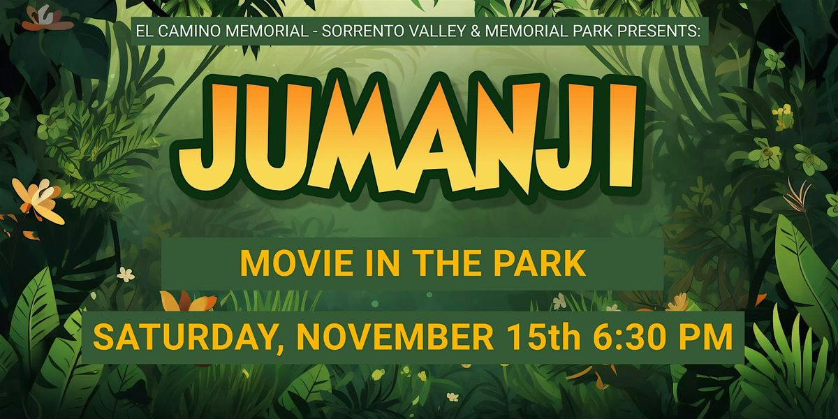 JUMANJI 30th Anniversary - Movie in a Cemetery