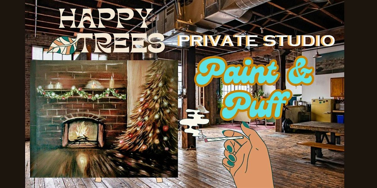 Paint & Puff Art Class- 21 and over