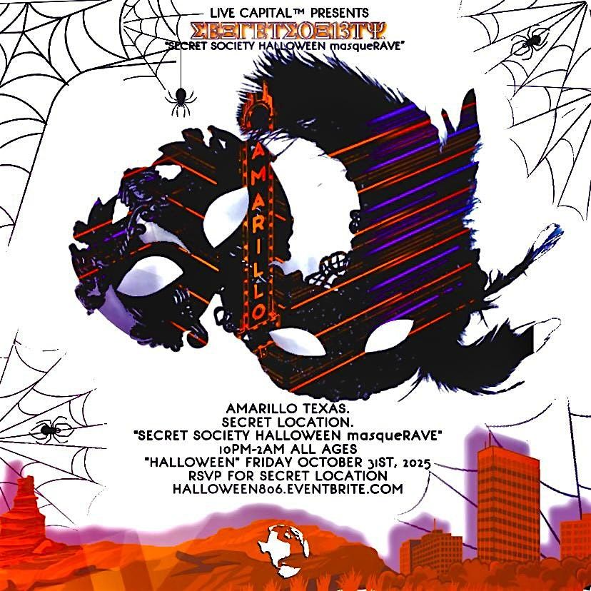 SECRET SOCIETY HALLOWEEN MasqueRAVE