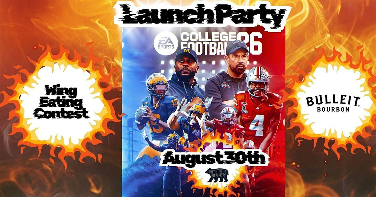 Wing Eating Contest: College Football Launch Party