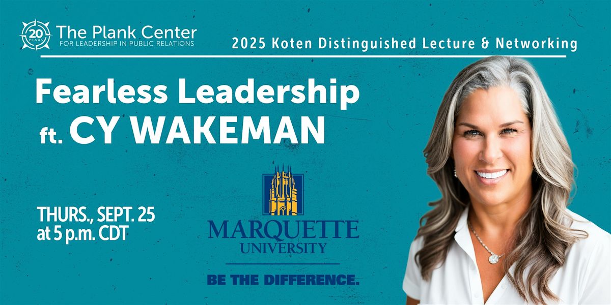 MILWAUKEE POP-UP: 2025 Koten Distinguished Lecture & Networking
