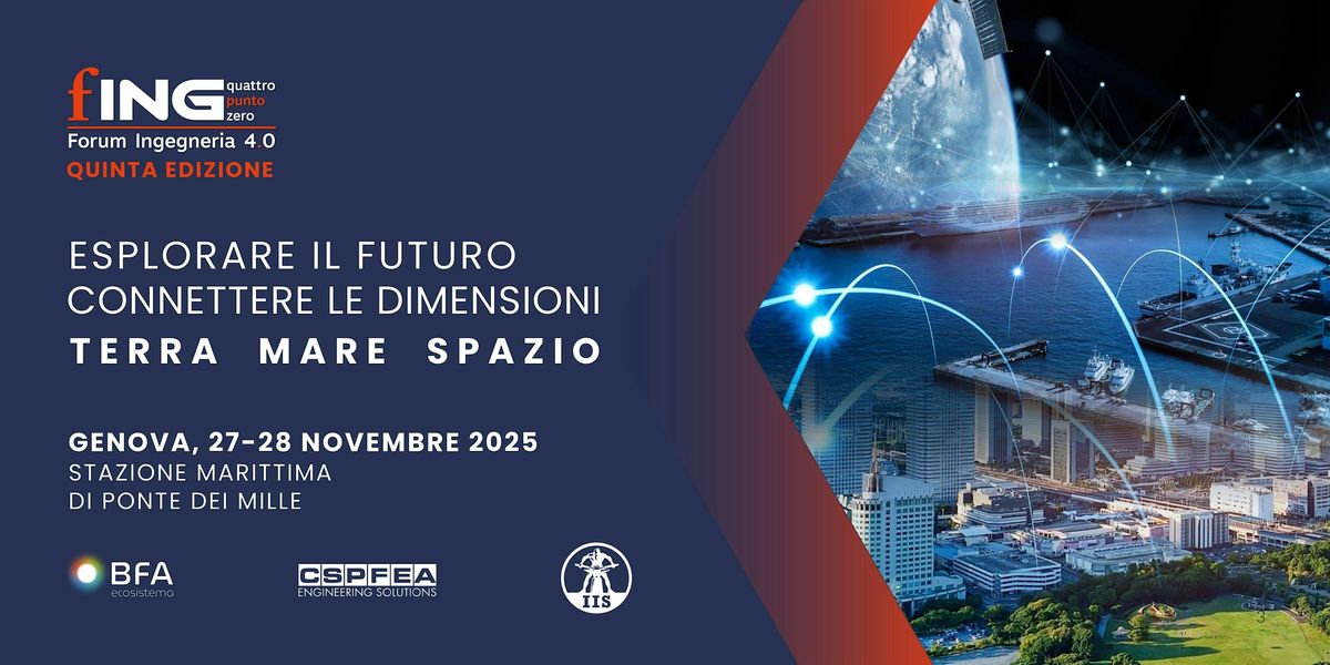Forum Ingegneria 4.0 | 27-28 Novembre 2025