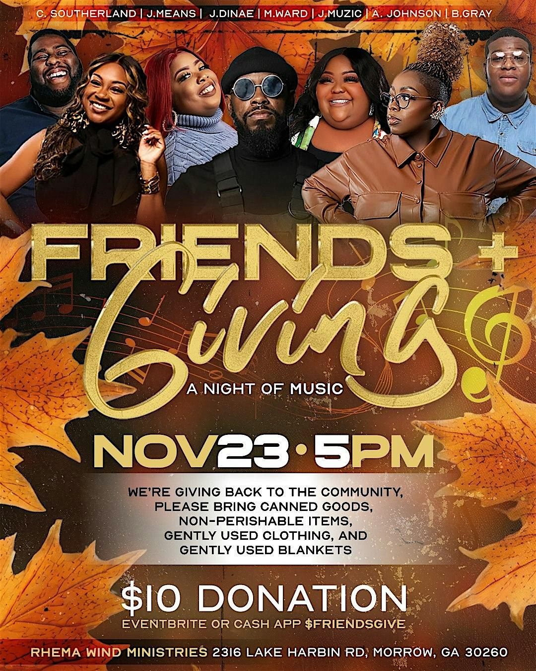 Friends+Giving: A Night Of Music