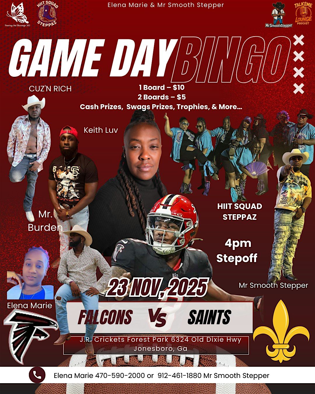 Game Day Showdown! Falcons  vs Saints \u269c\ufe0f