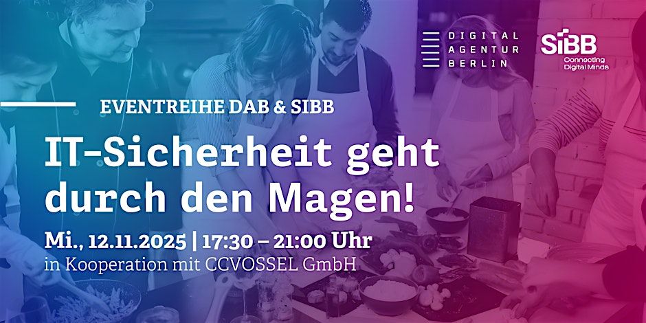 IT-Security-Verantwortliche im Austausch beim Weihnachtsbacken