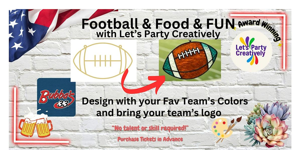 Resin Football - Your team's colors!