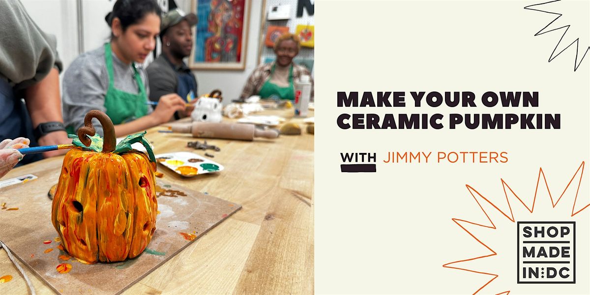 Make Your Own Ceramic Pumpkin with Jimmy Potters