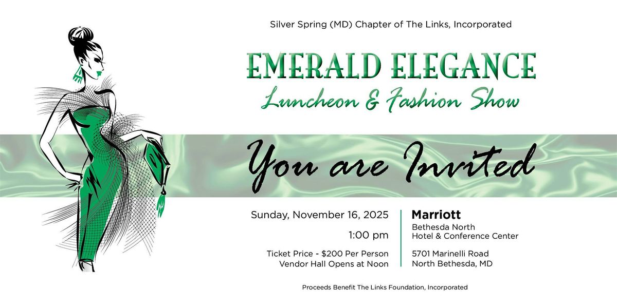 2025 Emerald Elegance Luncheon & Fashion Show
