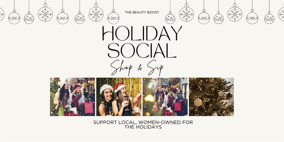 Holiday Social Shop & Sip