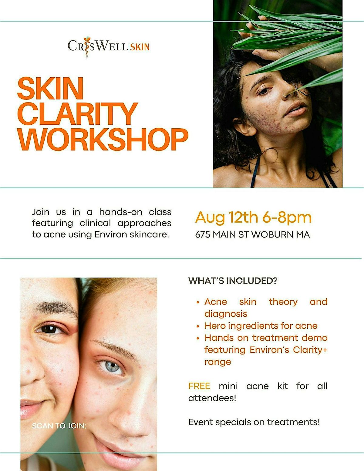 Skin Clarity Workshop