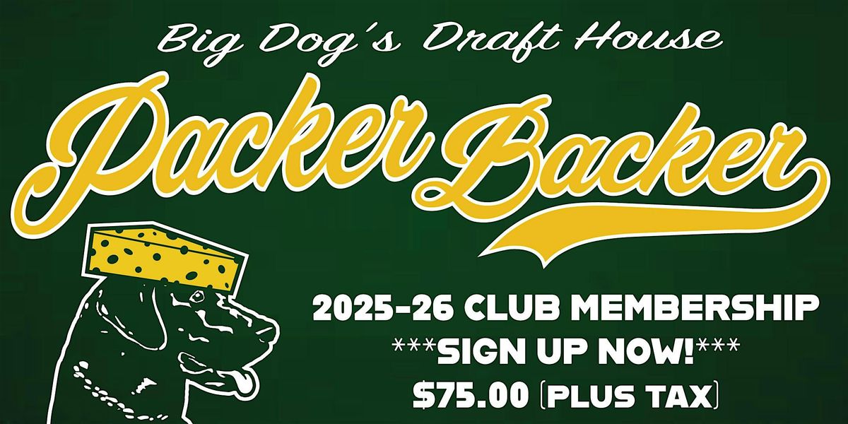 PACKER BACKER CLUB 2025-26