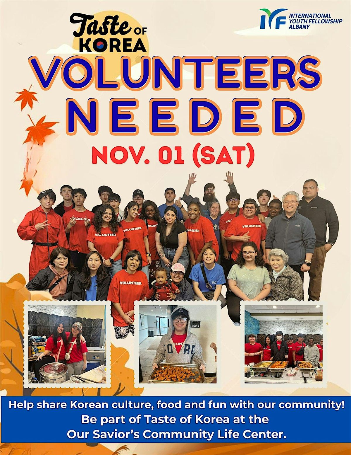 Volunteer for Taste of Korea Albany