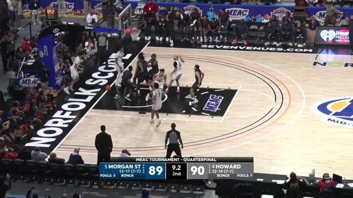 Howard Bison at Morgan State Bears Mens Basketball