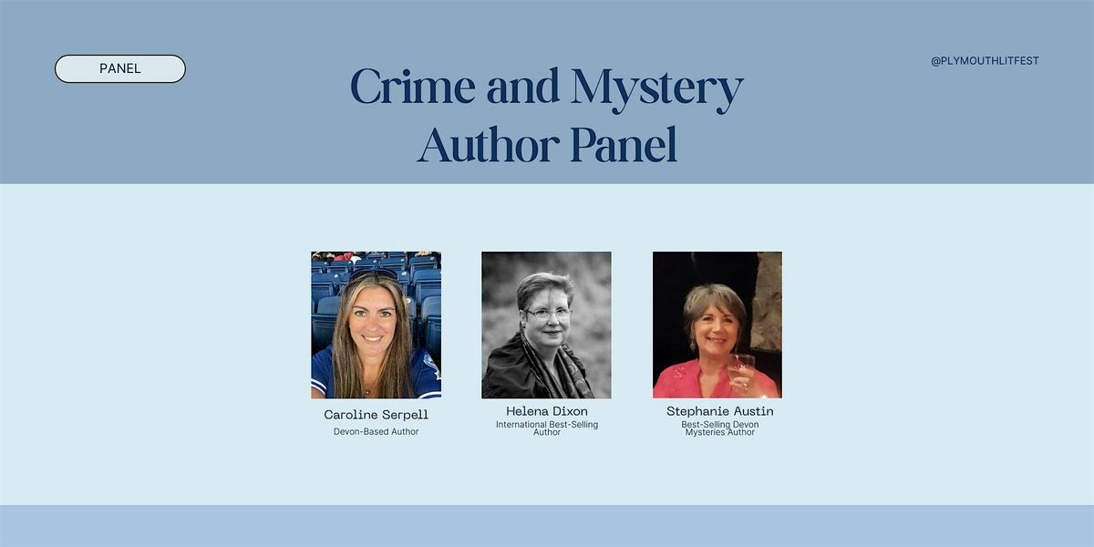 Crime Author Panel
