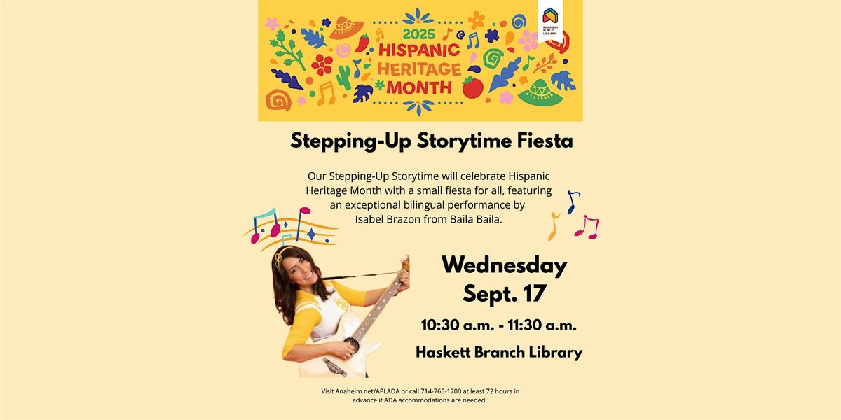 Stepping-Up Storytime Fiesta at Haskett Branch
