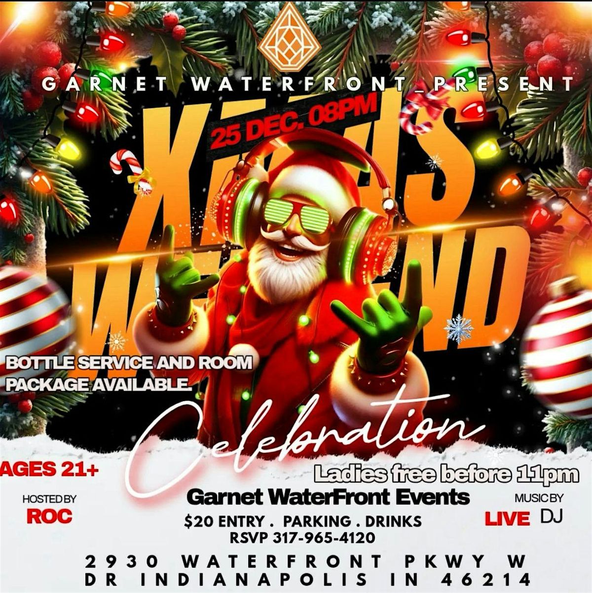 Xmas Eve 2026 @Garnet Waterfront