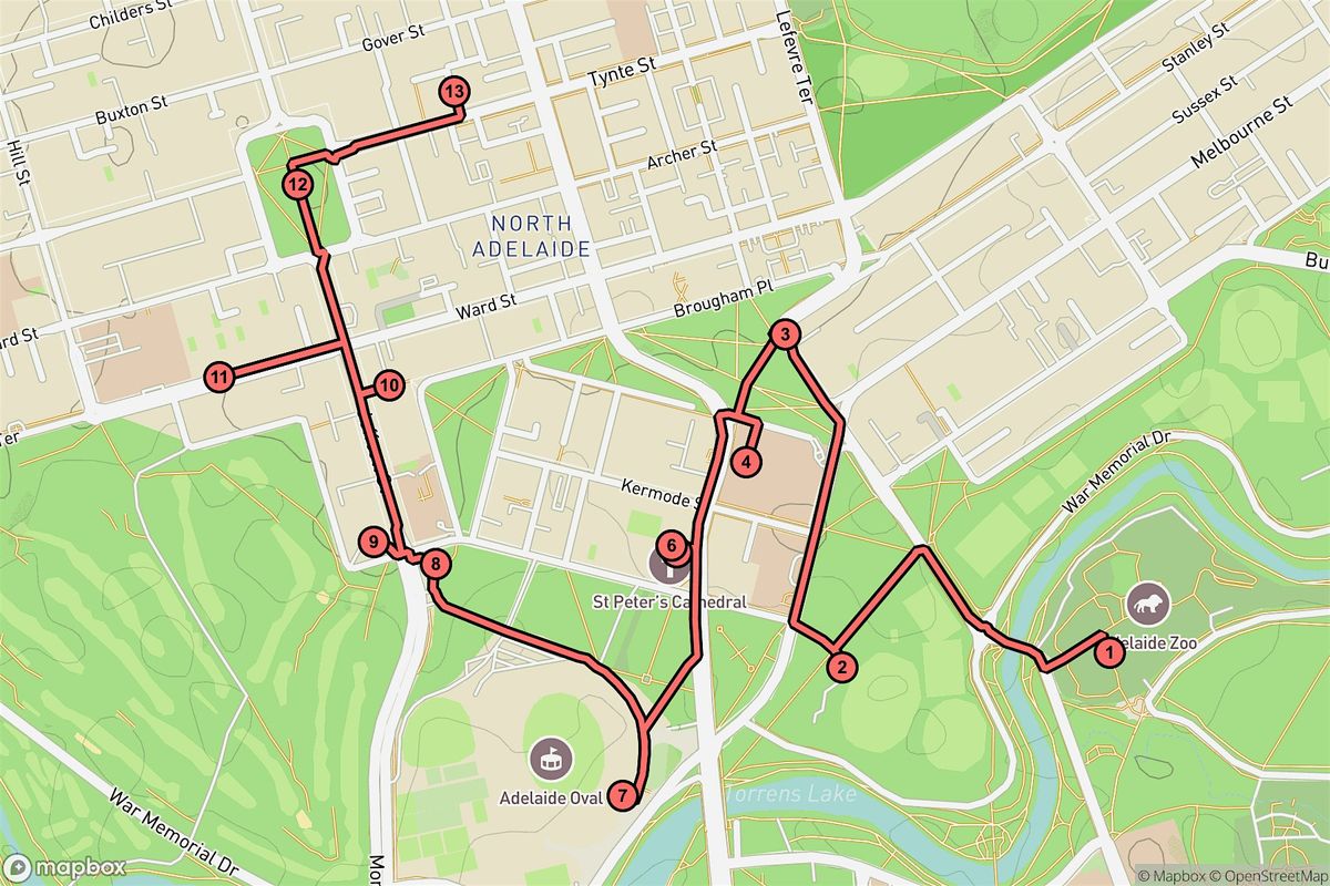 Adelaide Audio Tour: North Adelaide's Green Heritage Walk