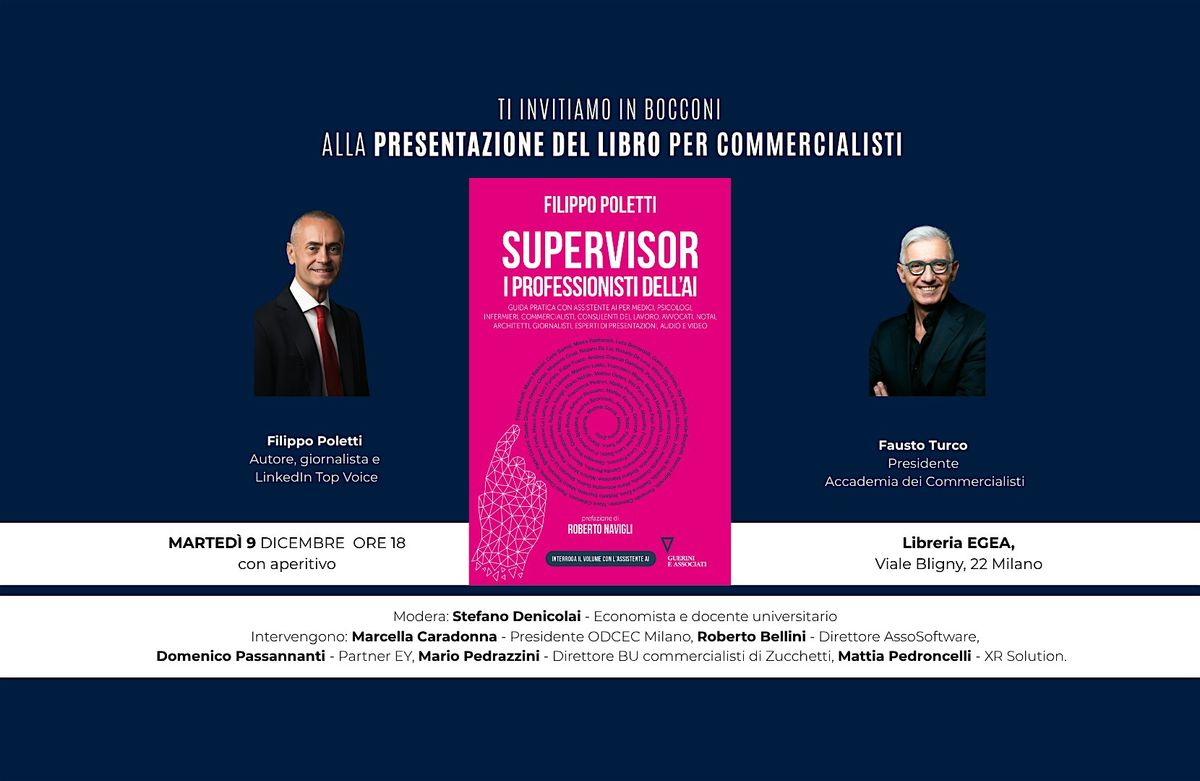 Commercialisti con AI: il libro di Filippo Poletti