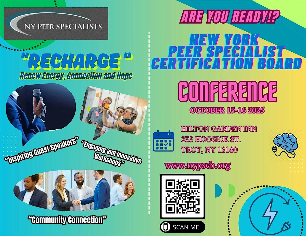 New York Peer Specialist Certification Board Annual Conference