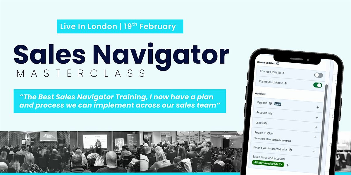 Social Selling with Sales Navigator - Live Masterclass in London
