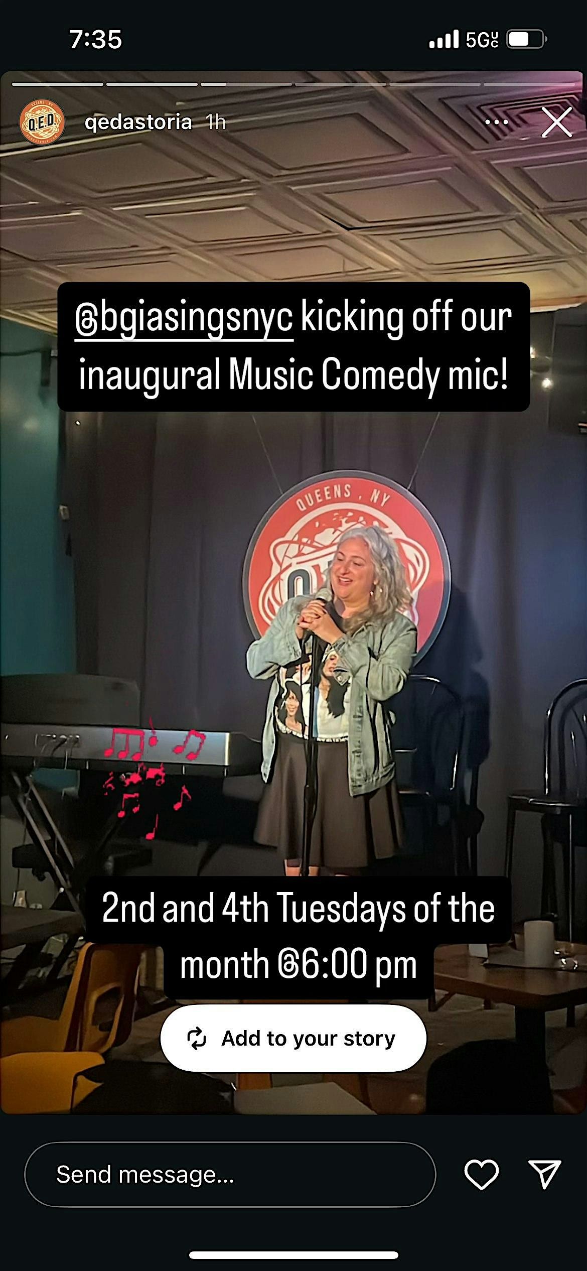 Open Mic Music and Comedy