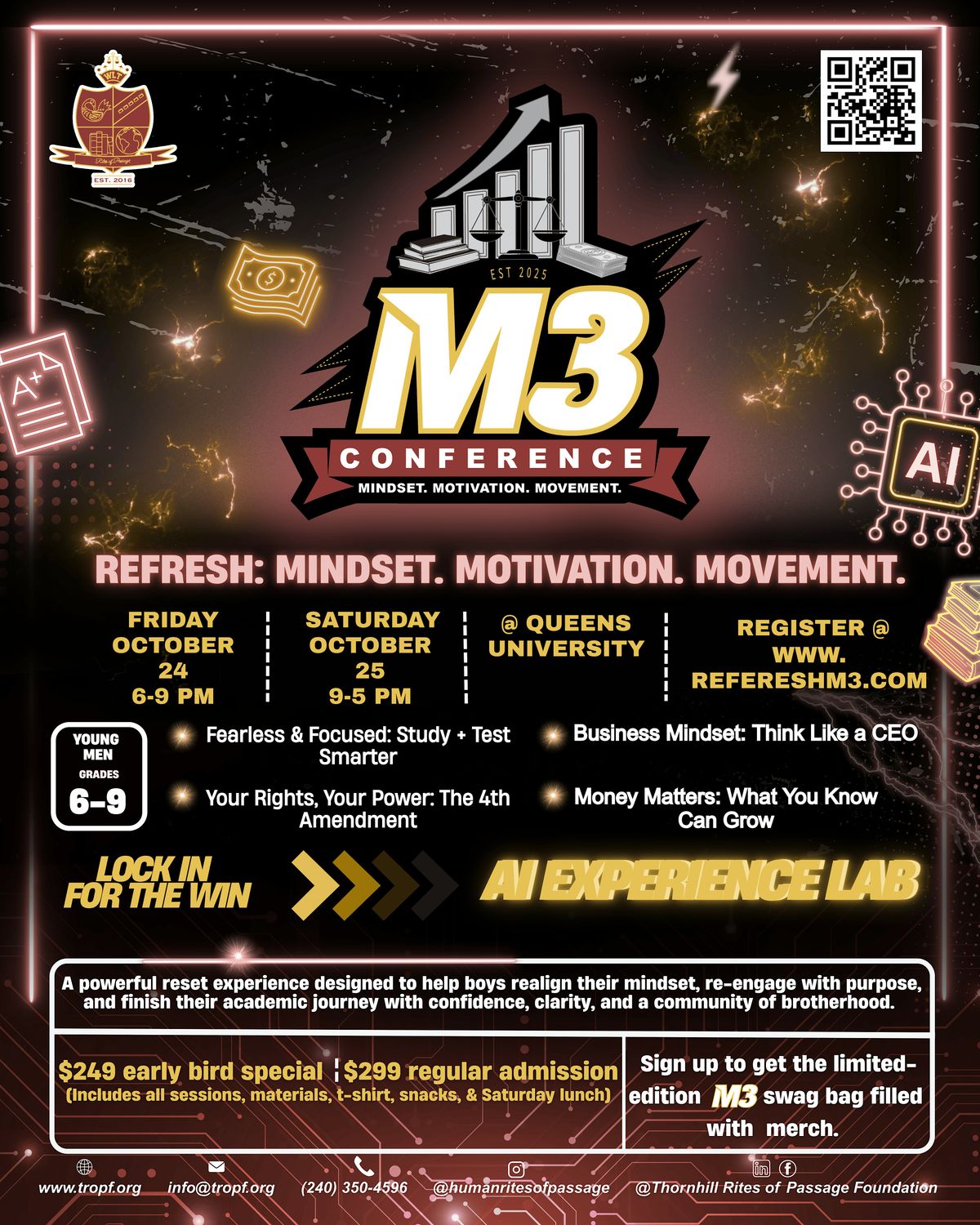 Midterm Male Momentum (M3) Conference