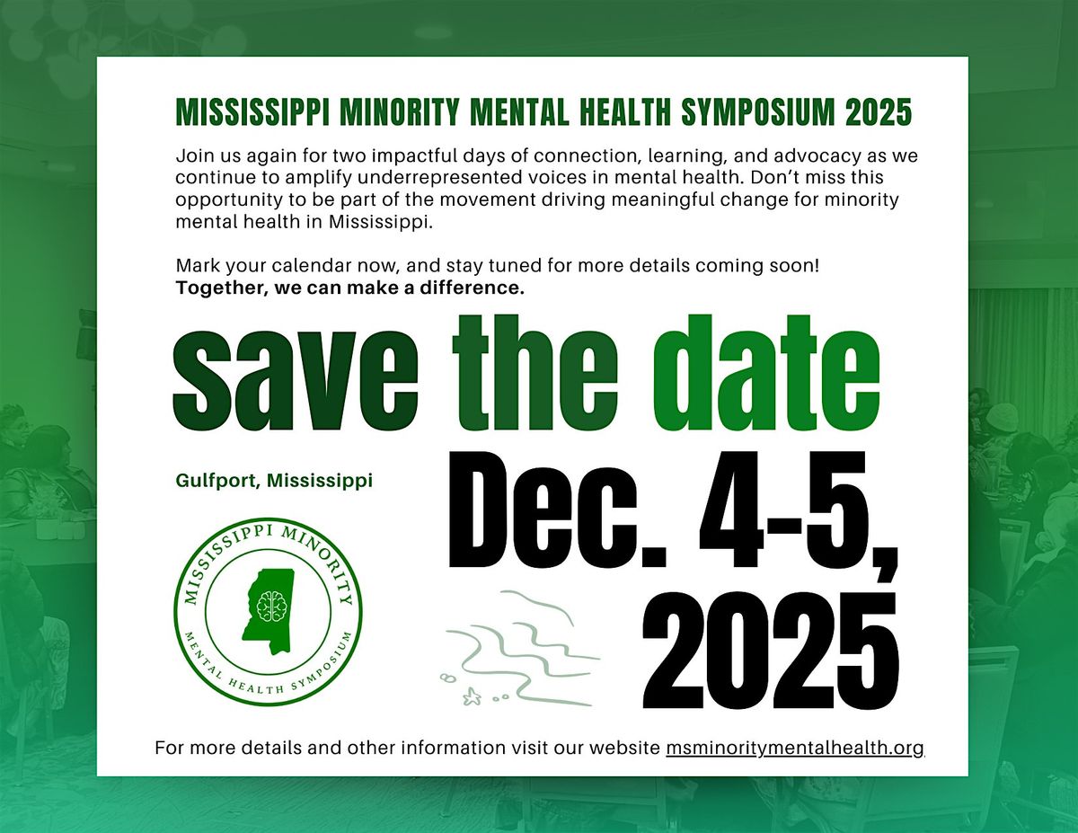 2025 Mississippi Minority Mental Health Symposium
