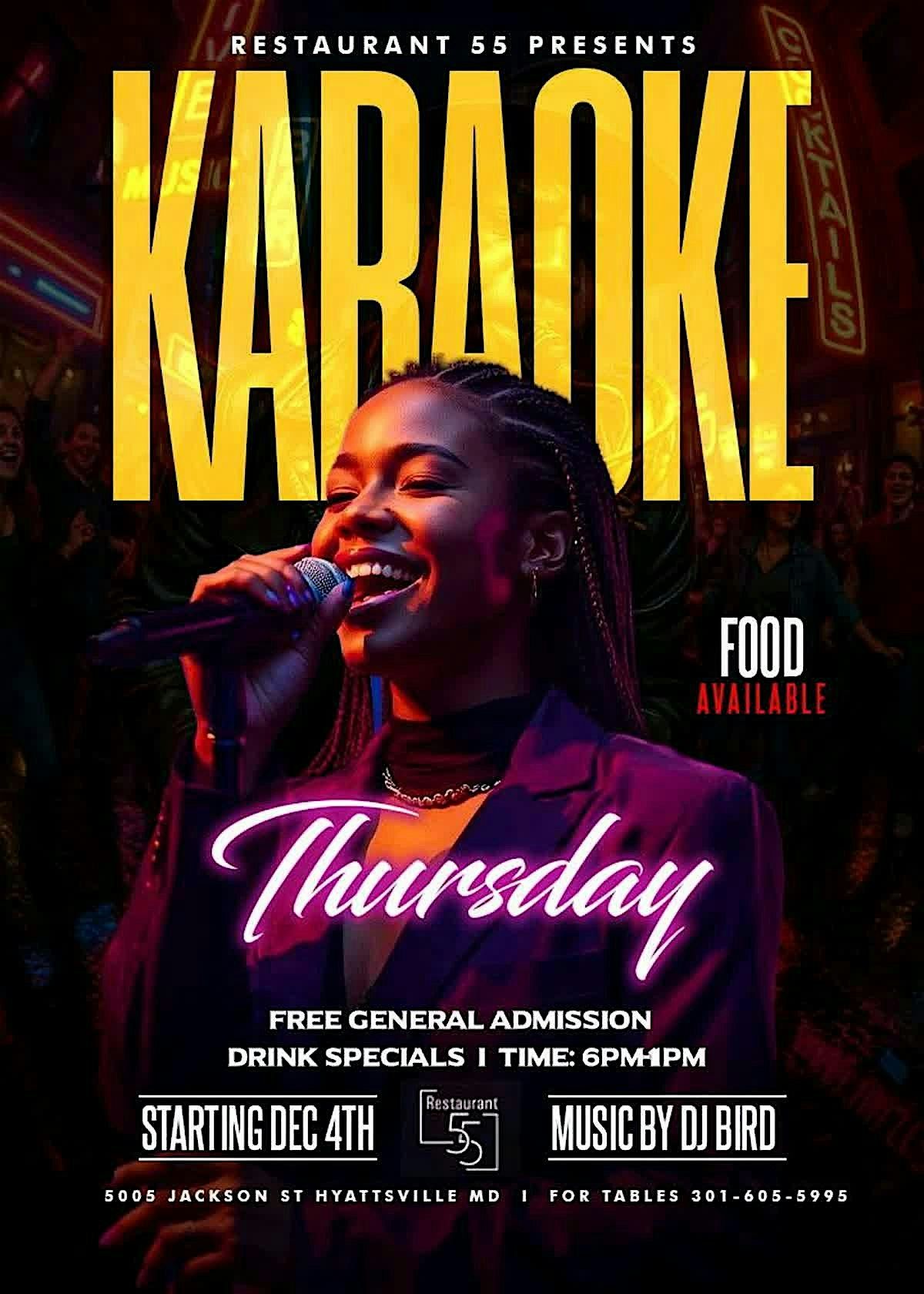 KARAOKE THURSDAYS