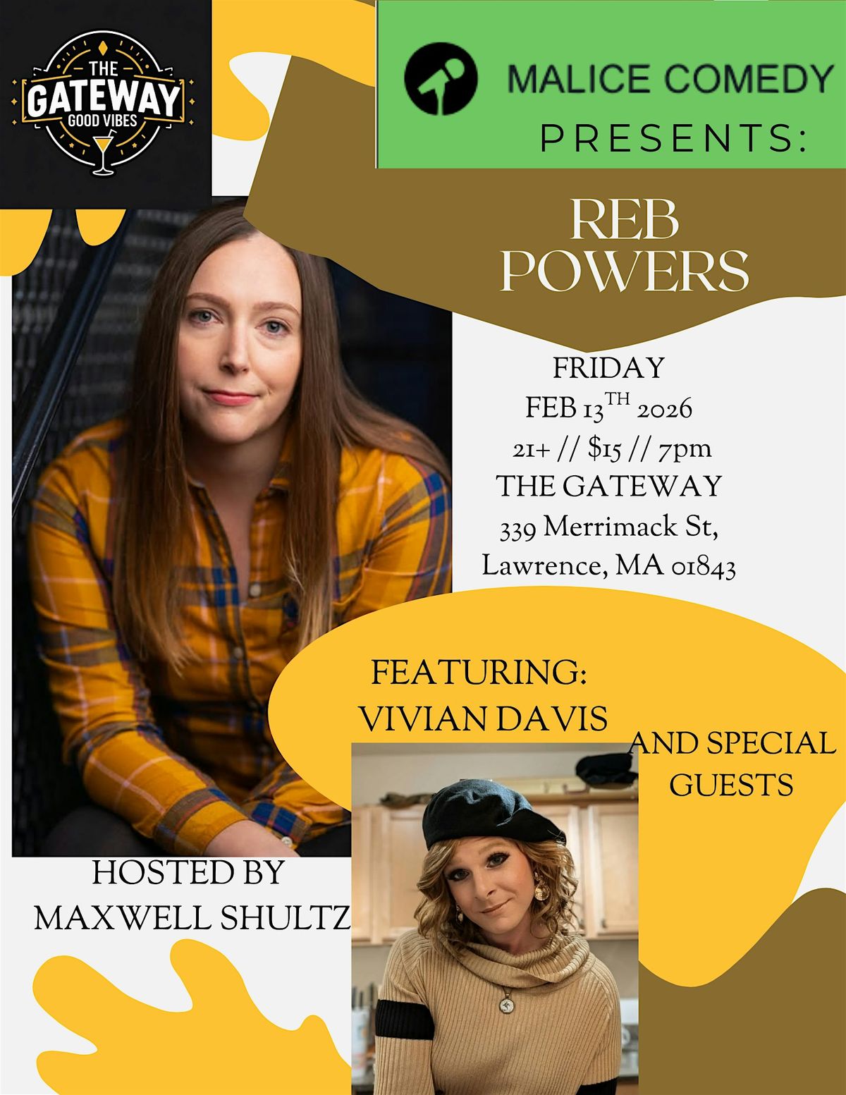 COMEDIAN, REB POWERS LIVE AT THE GATEWAY