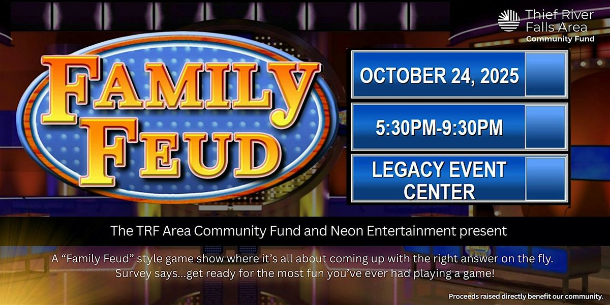Family Feud Dinner Show Fundraiser