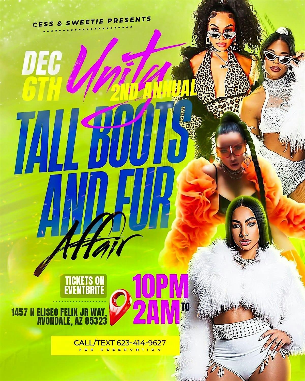 UNITY TALL BOOTS AND FUR AFFAIR