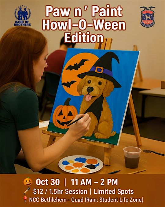 Boos, Brushes & Besties: Paw n\u2019 Paint at NCC!