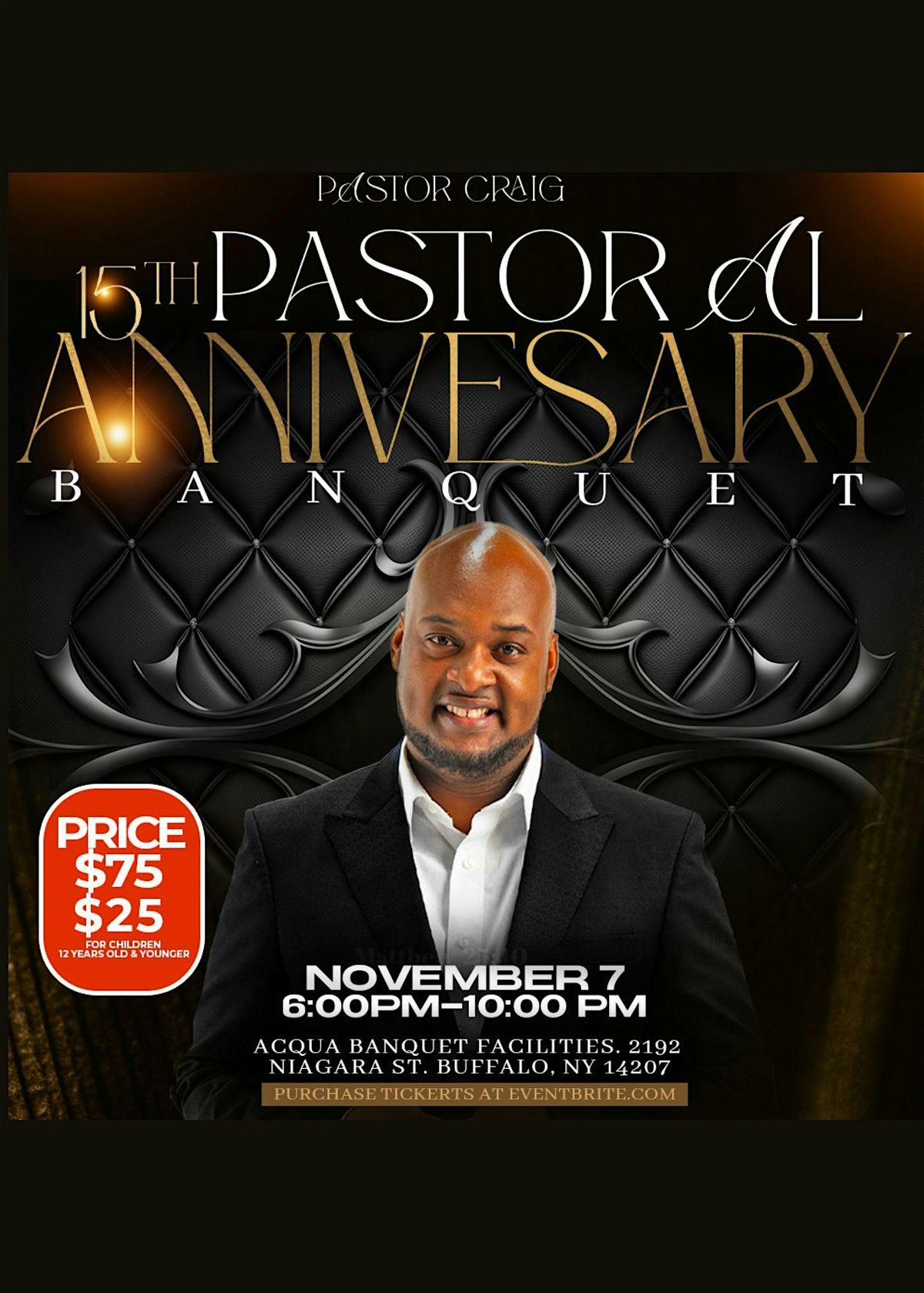 15th Pastoral Anniversary Banquet