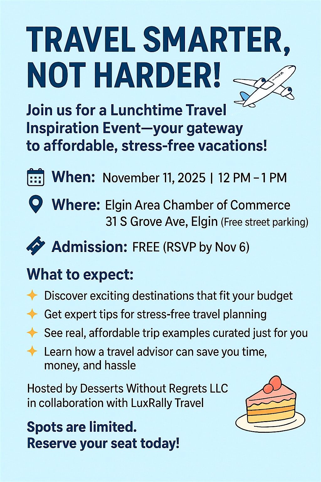 Lunchtime Travel Inspiration Event