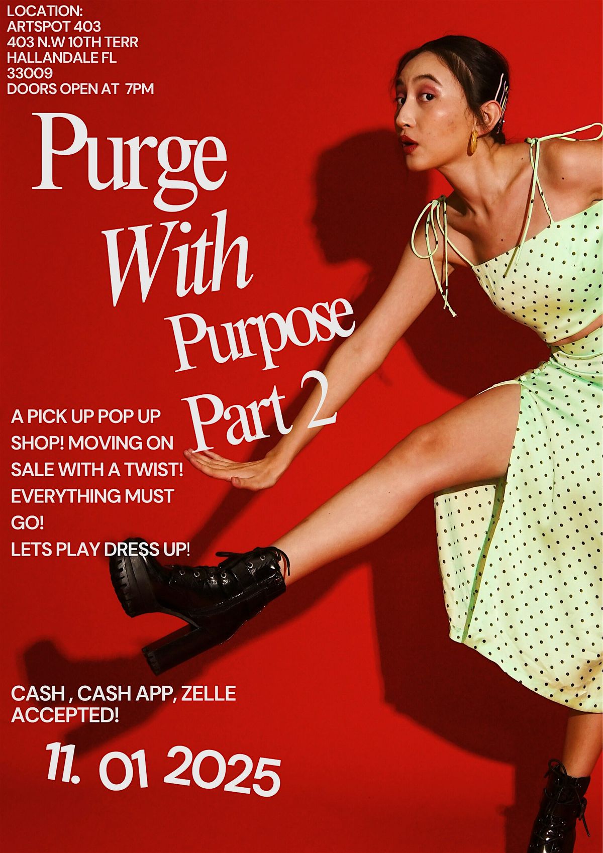 Purge with Purpose Pop up Shop!