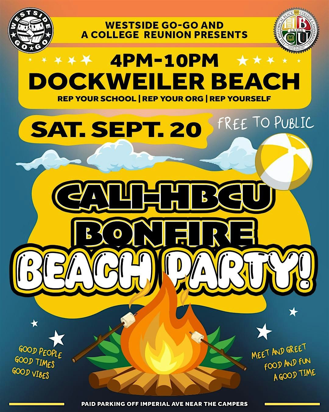 2nd Annual HBCU Bonfire Beach Party