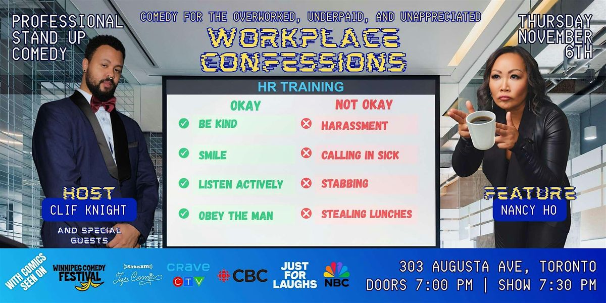 Workplace Confessions Comedy