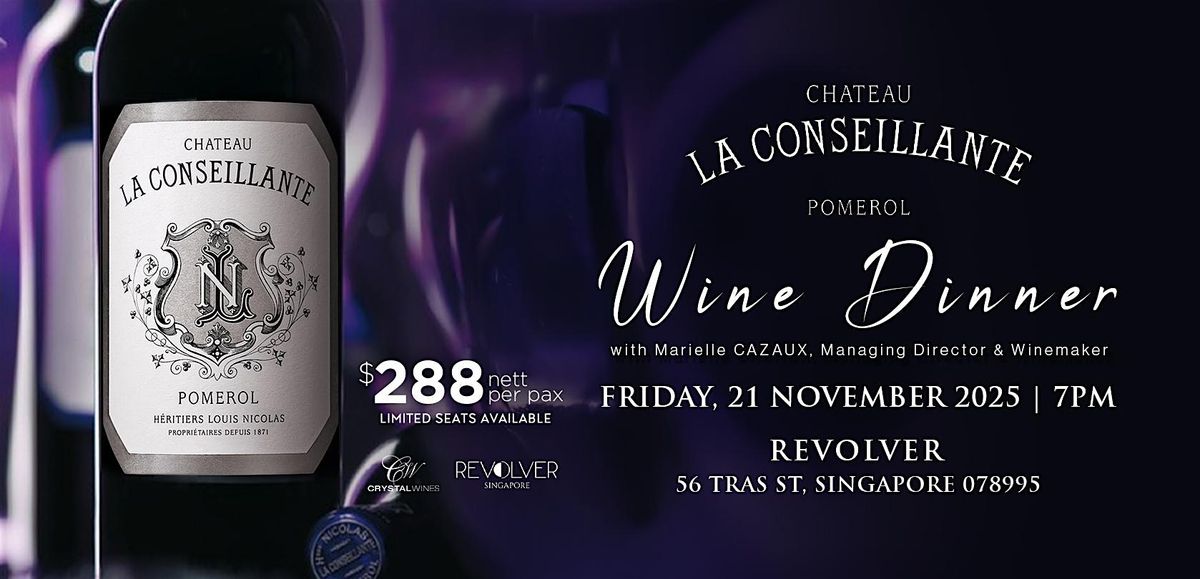 Ch La Conseillante Wine Dinner