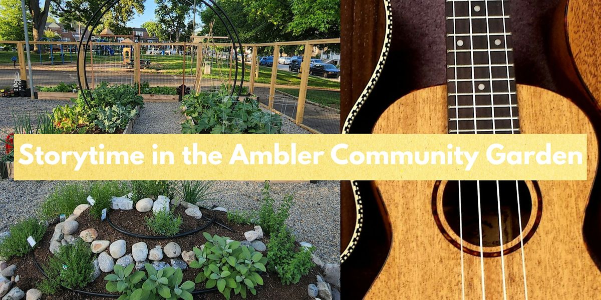 Fall Storytime with Miss Delia in the Ambler Community Garden