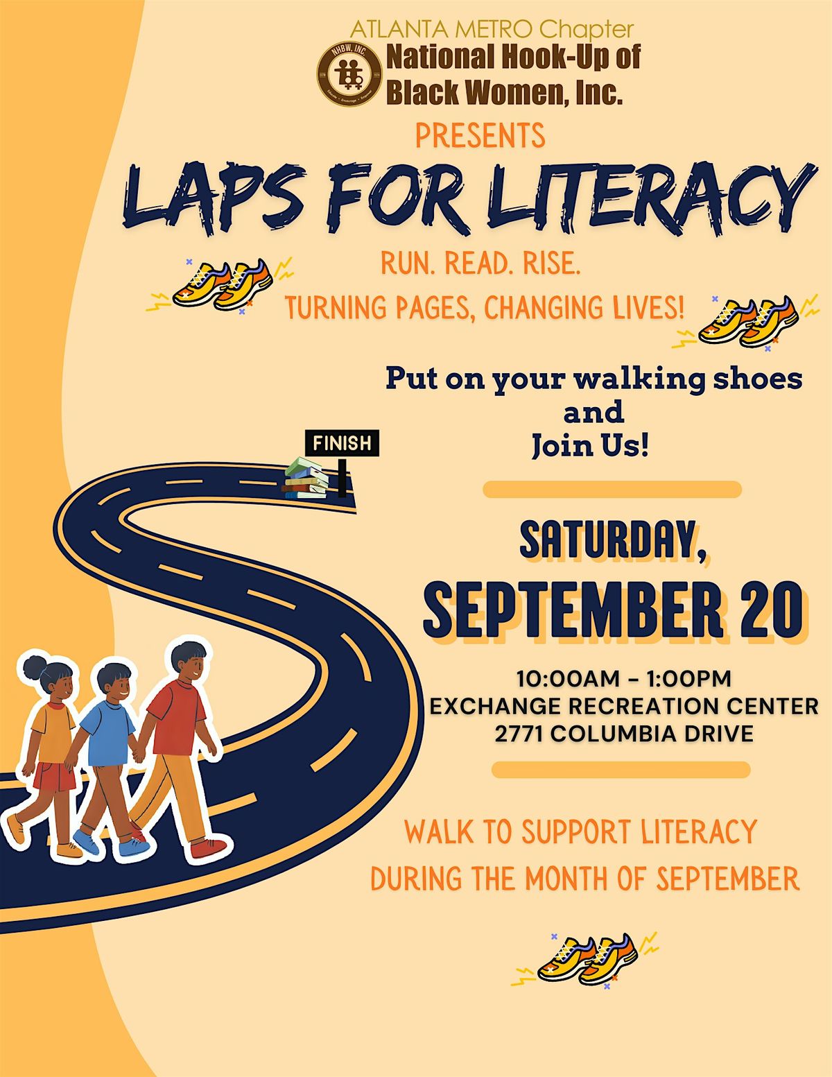 NHBW Atlanta Metro Chapter Laps for Literacy