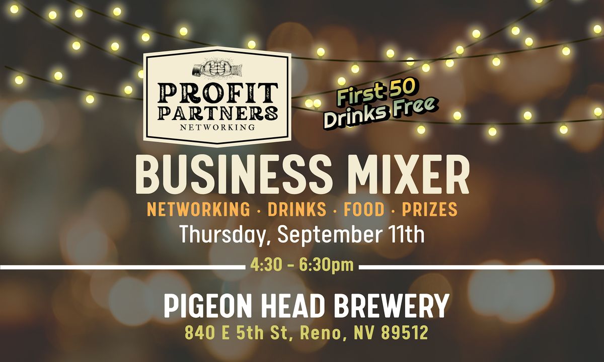 Business Mixer at Pigeon Head Brewery