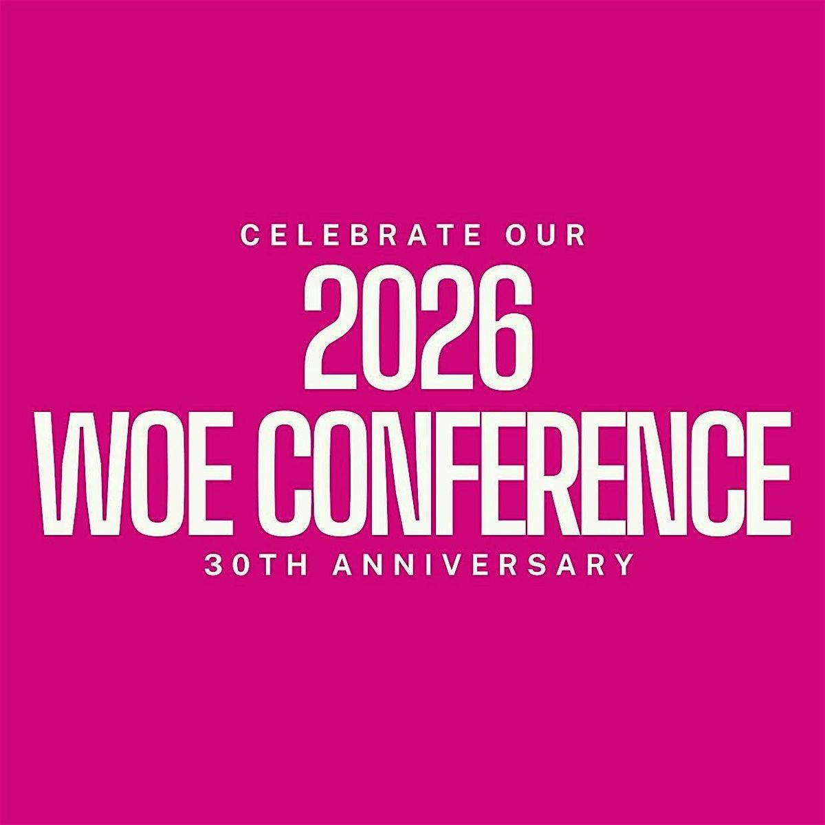 2026 WOE Conference