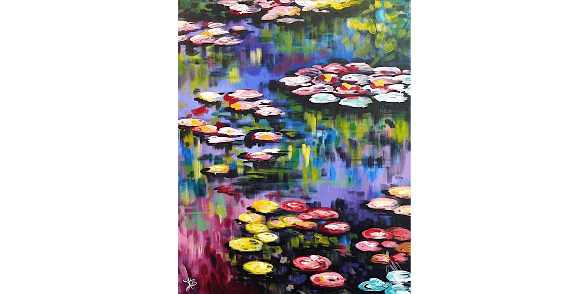 Impressionist Lillies - Paint and Sip in Denver | Classpop!\u2122