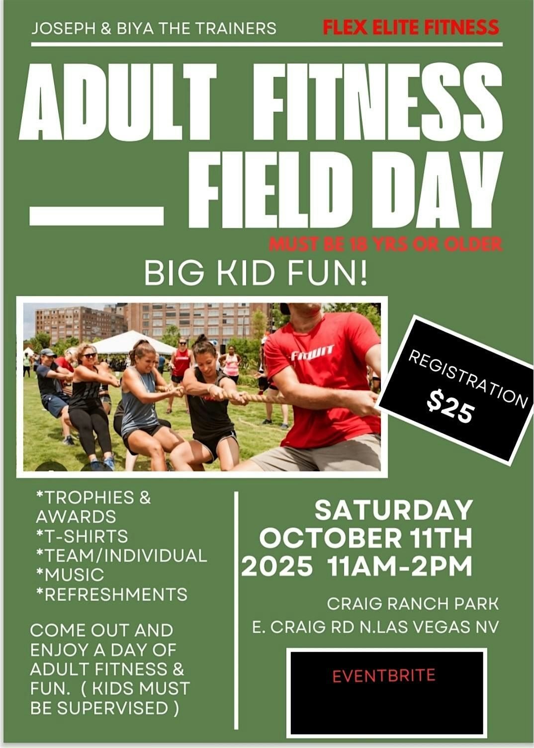 Adult Fitness Field Day Event