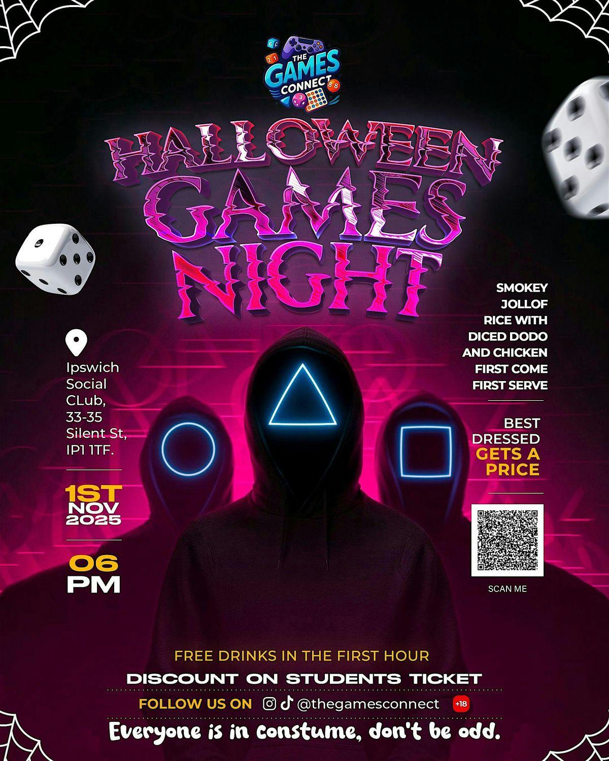 Halloween Games Night - The Games Connect